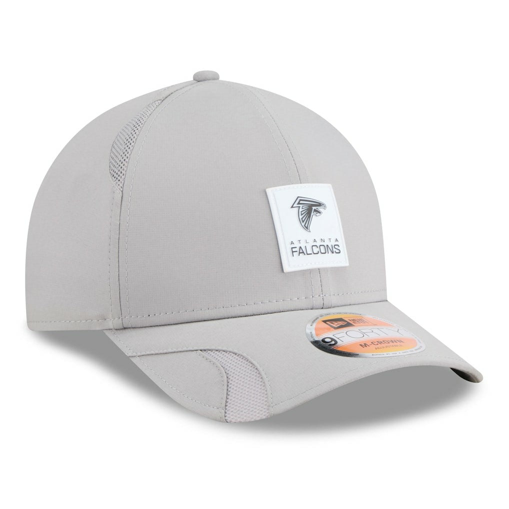 Atlanta Falcons New Era 2025 Sideline M-Crown 9FORTY Adjustable Hat Gray - NFL