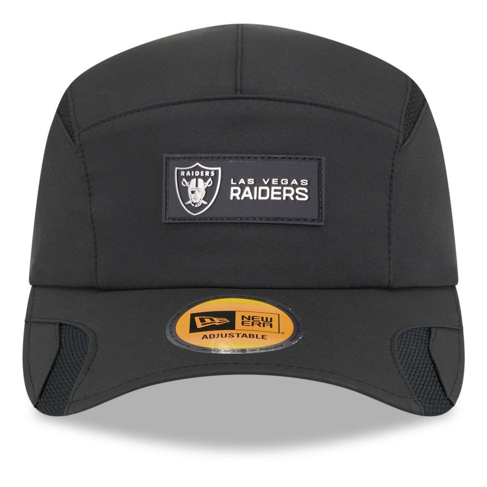 Las Vegas Raiders New Era 2025 Sideline Runner Adjustable Hat Black - NFL
