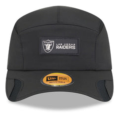 Las Vegas Raiders New Era 2025 Sideline Runner Adjustable Hat Black - NFL