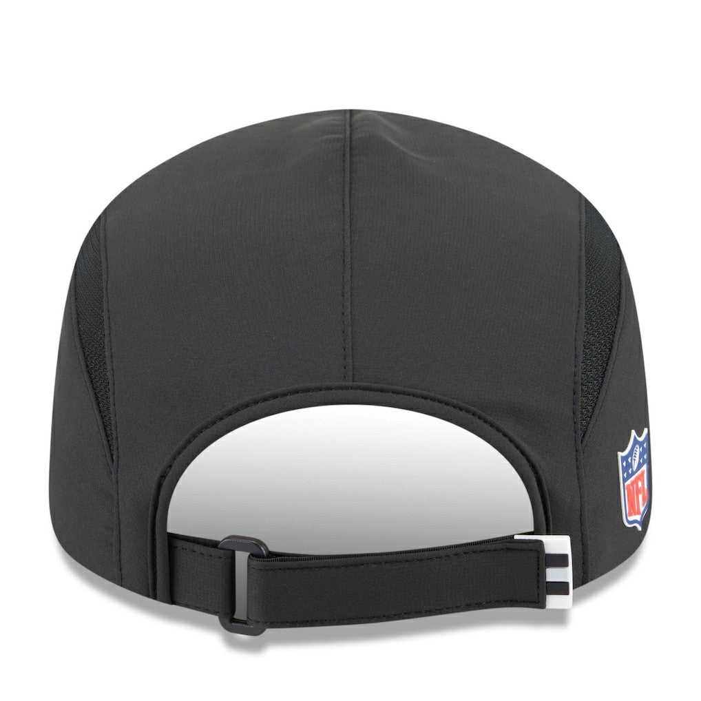 Las Vegas Raiders New Era 2025 Sideline Runner Adjustable Hat Black - NFL