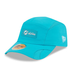 Miami Dolphins New Era 2025 Sideline Runner Adjustable Hat Aqua - NFL