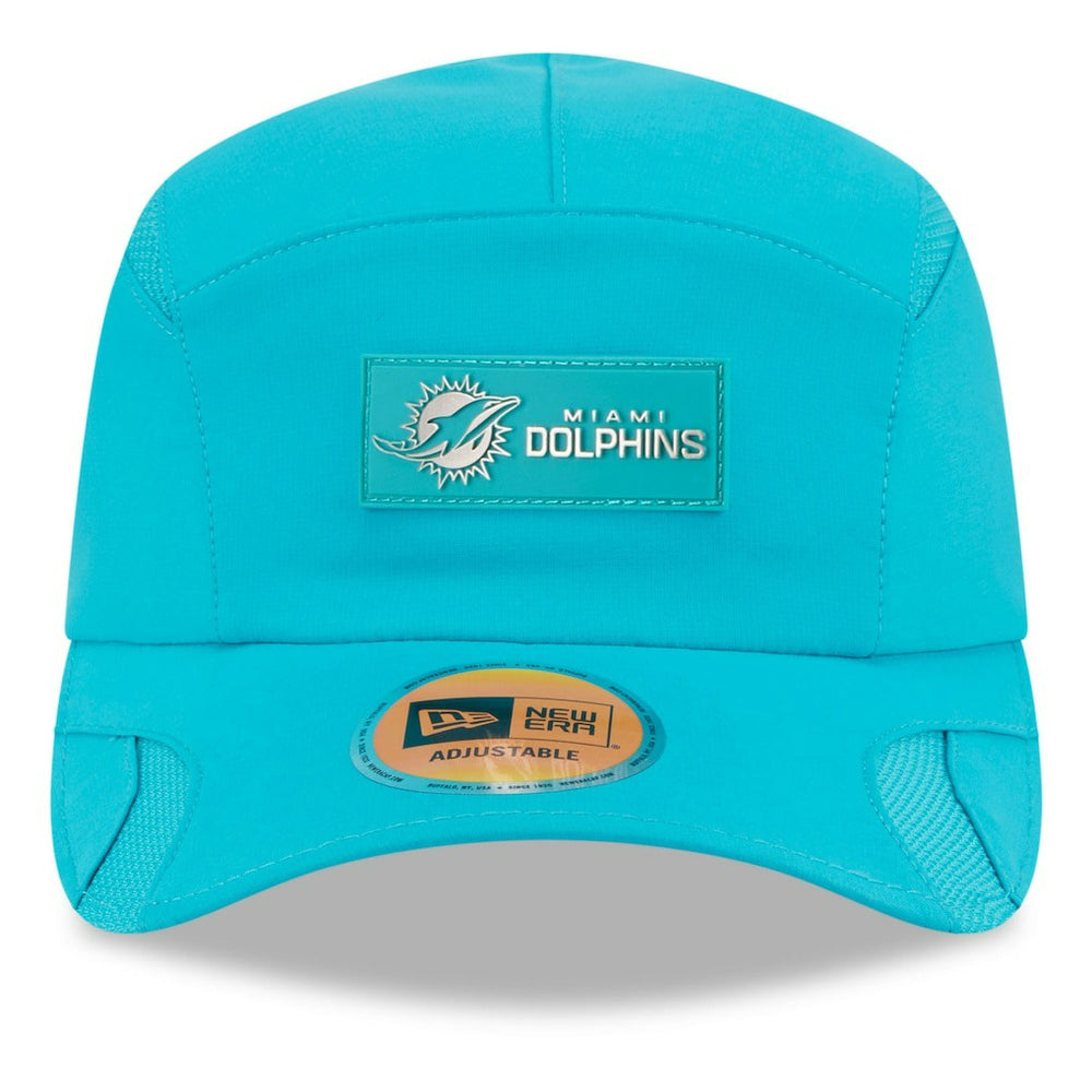 Miami Dolphins New Era 2025 Sideline Runner Adjustable Hat Aqua - NFL