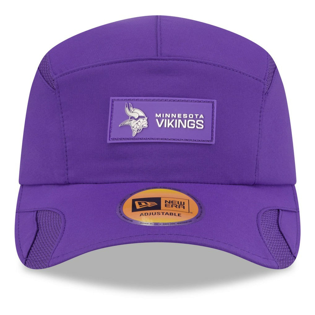 Minnesota Vikings New Era 2025 Sideline Runner Adjustable Hat Purple - NFL