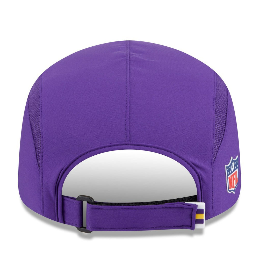 Minnesota Vikings New Era 2025 Sideline Runner Adjustable Hat Purple - NFL