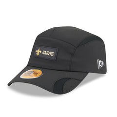New Orleans Saints New Era 2025 Sideline Runner Adjustable Hat Black - NFL