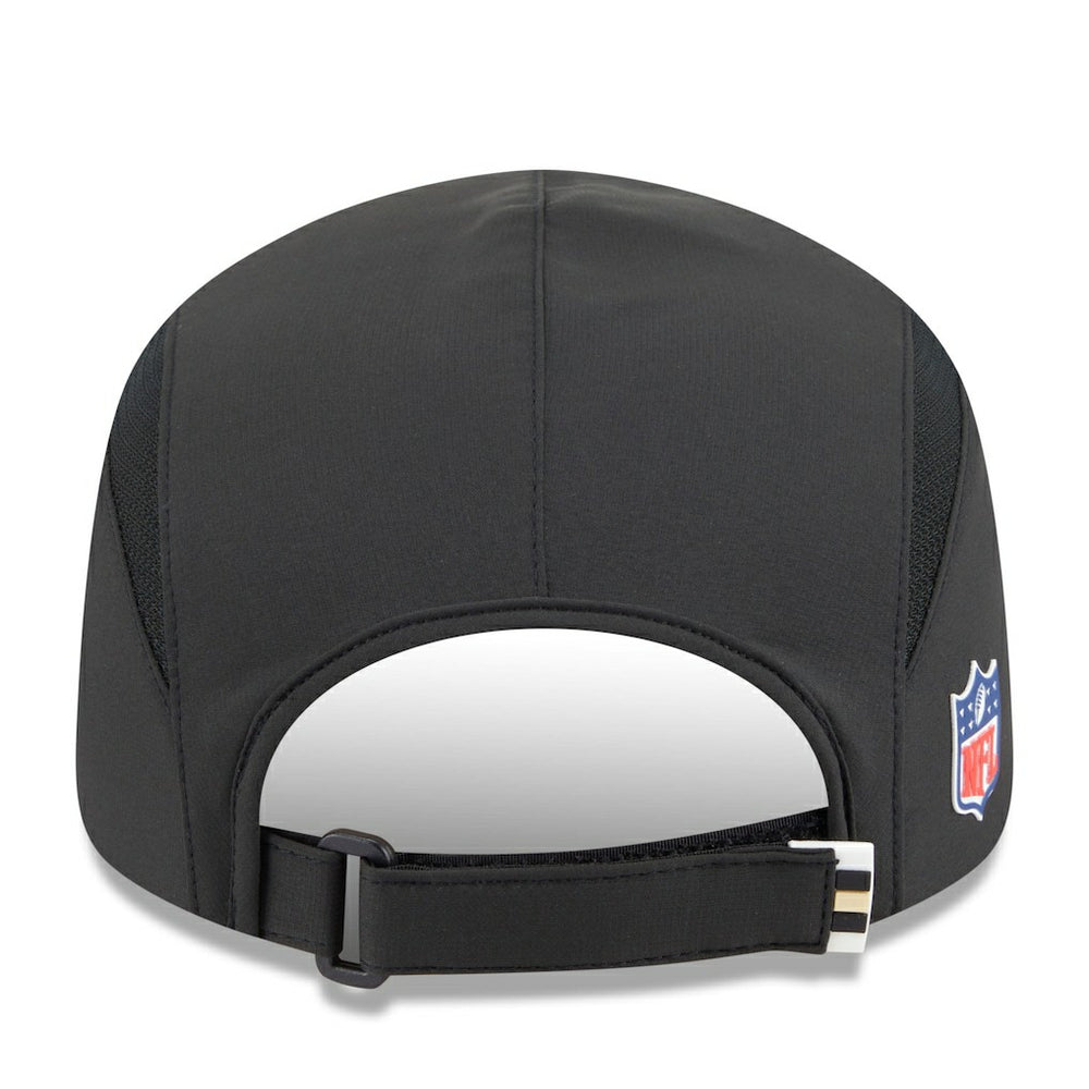 New Orleans Saints New Era 2025 Sideline Runner Adjustable Hat Black - NFL