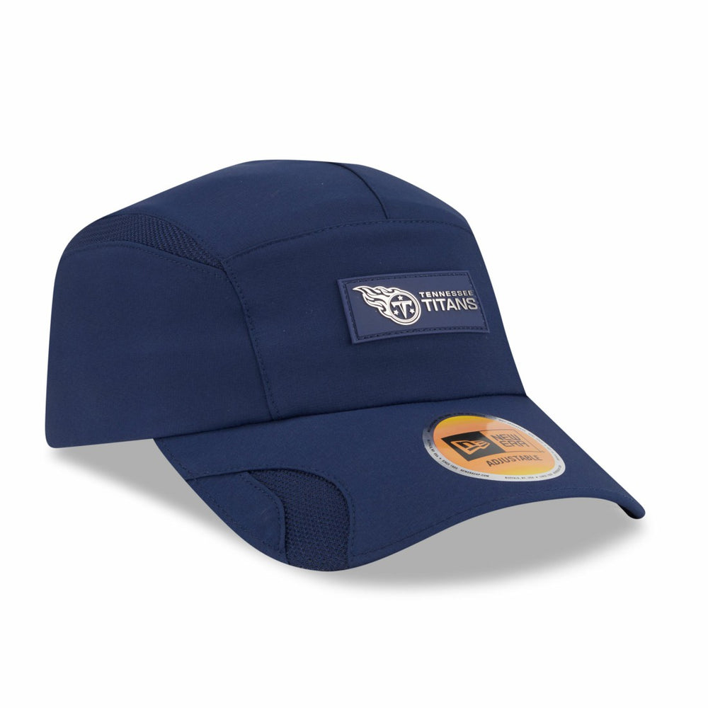 Tennessee Titans New Era 2025 Sideline Runner Adjustable Hat Navy - NFL