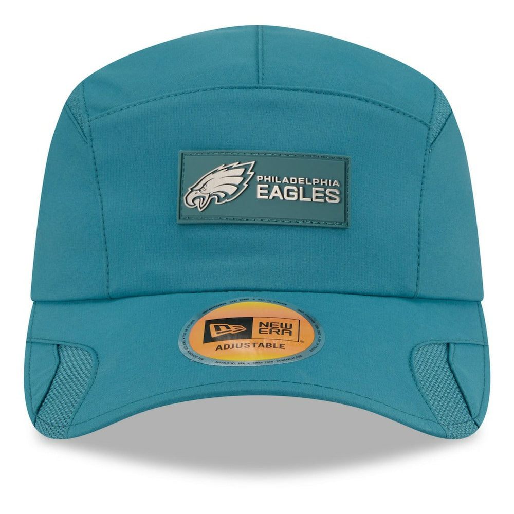 Philadelphia Eagles New Era 2025 Sideline Runner Adjustable Hat Midnight Green - NFL