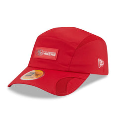 San Francisco 49ers New Era 2025 Sideline Runner Adjustable Hat Scarlet - NFL