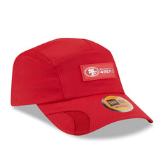 San Francisco 49ers New Era 2025 Sideline Runner Adjustable Hat Scarlet - NFL