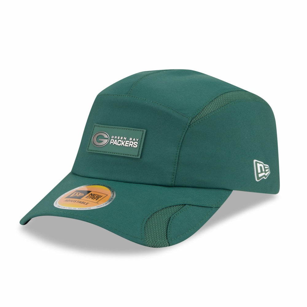 Green Bay Packers New Era 2025 Sideline Runner Adjustable Hat Green - NFL