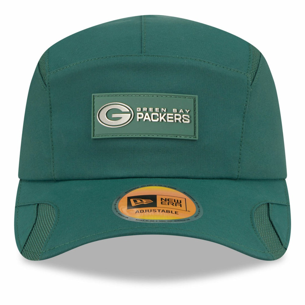Green Bay Packers New Era 2025 Sideline Runner Adjustable Hat Green - NFL