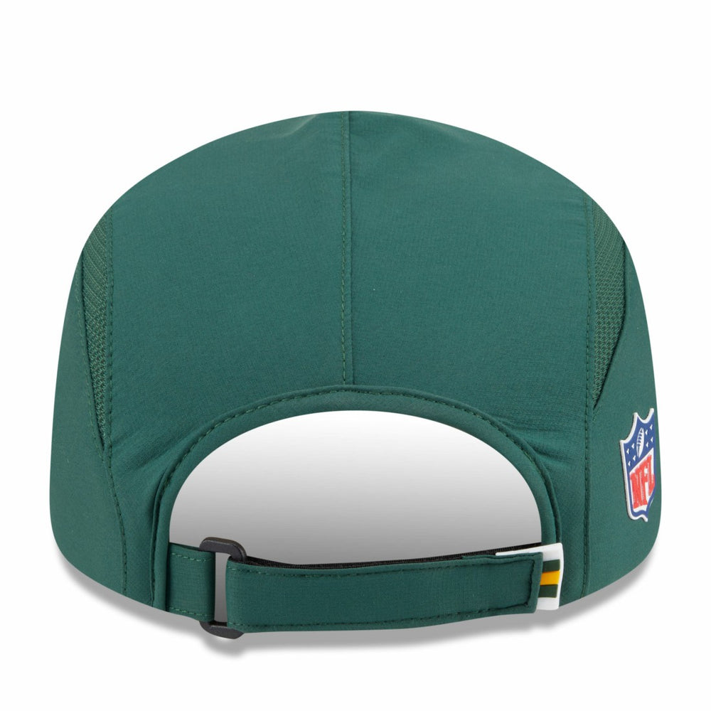 Green Bay Packers New Era 2025 Sideline Runner Adjustable Hat Green - NFL