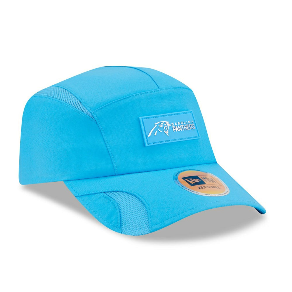Carolina Panthers New Era 2025 Sideline Runner Adjustable Hat Blue - NFL