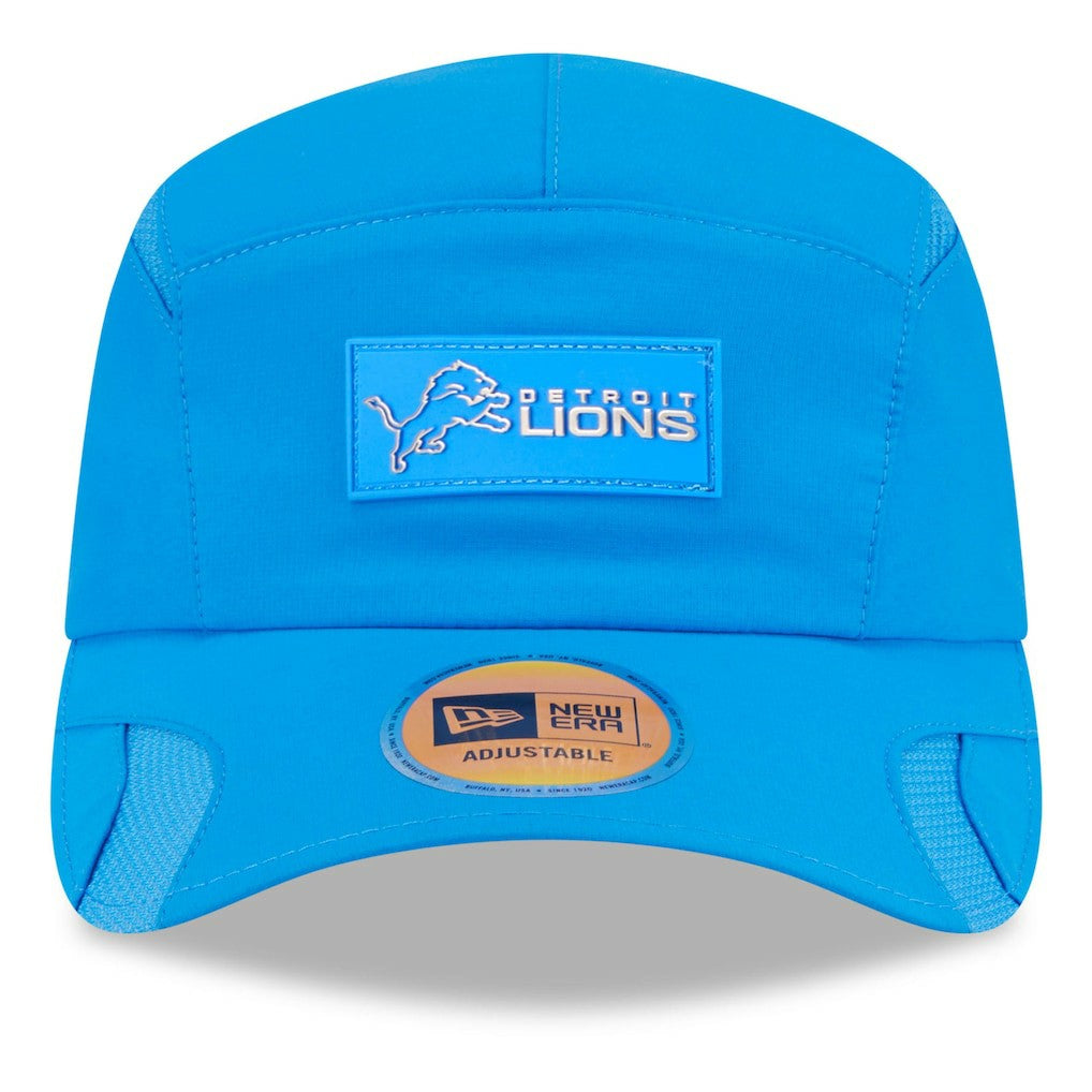 Detroit Lions New Era 2025 Sideline Runner Adjustable Hat Blue - NFL