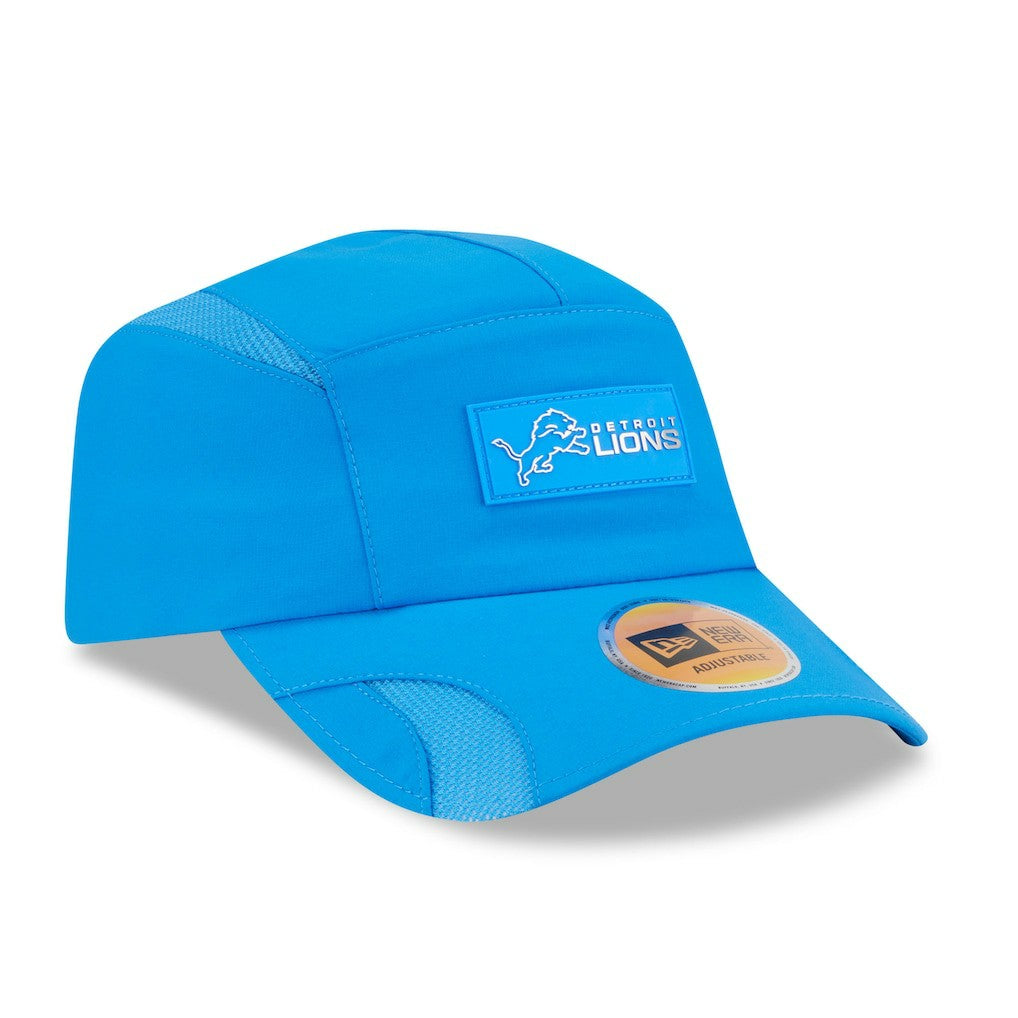 Detroit Lions New Era 2025 Sideline Runner Adjustable Hat Blue - NFL