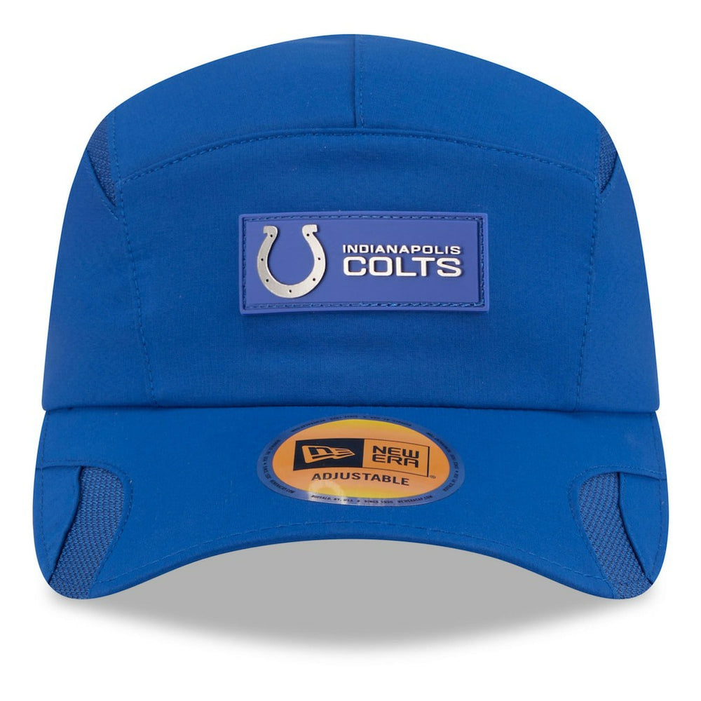 Indianapolis Colts New Era 2025 Sideline Runner Adjustable Hat Royal - NFL