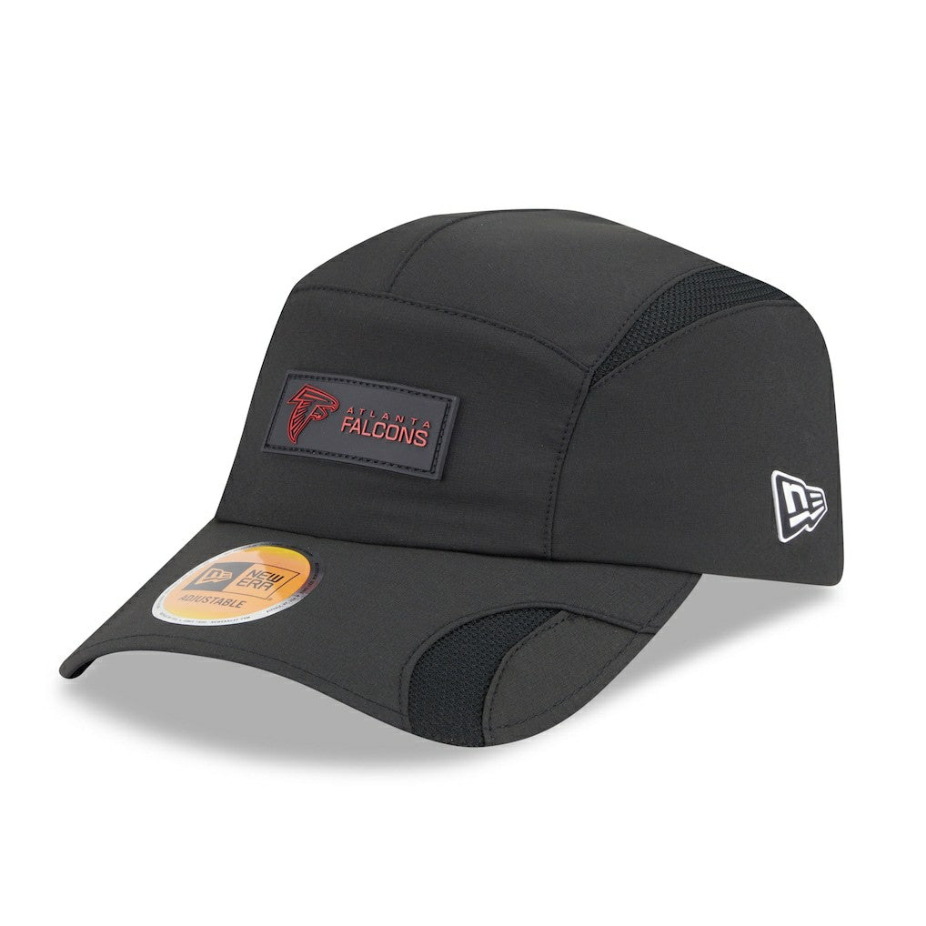 Atlanta Falcons New Era 2025 Sideline Runner Adjustable Hat Black - NFL