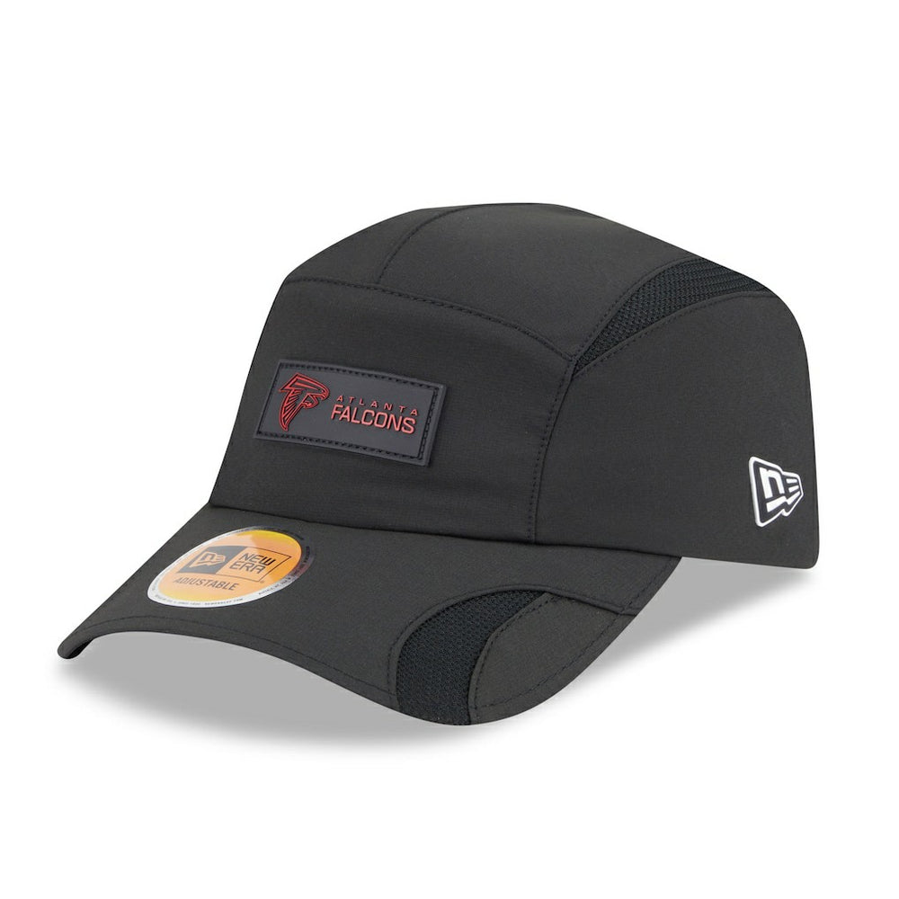 Atlanta Falcons New Era 2025 Sideline Runner Adjustable Hat Black - NFL