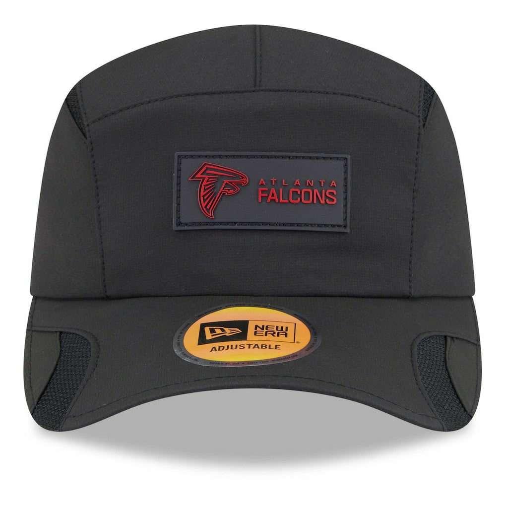 Atlanta Falcons New Era 2025 Sideline Runner Adjustable Hat Black - NFL