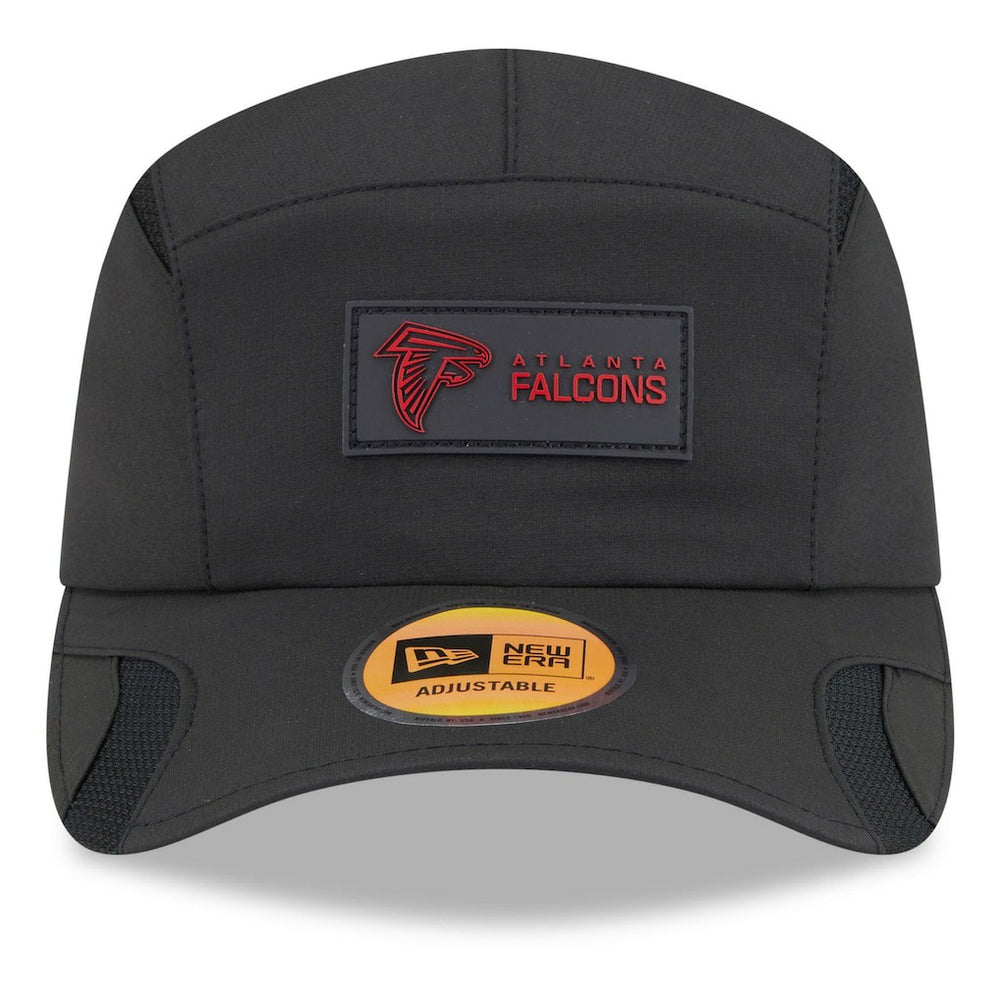 Atlanta Falcons New Era 2025 Sideline Runner Adjustable Hat Black - NFL