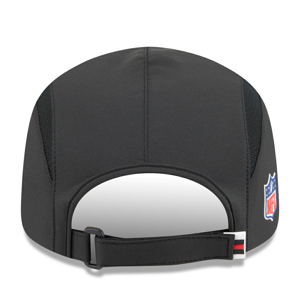 Atlanta Falcons New Era 2025 Sideline Runner Adjustable Hat Black - NFL