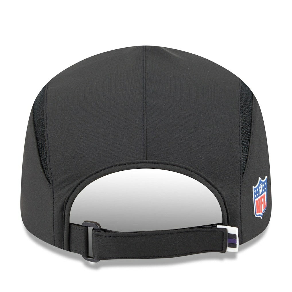 Baltimore Ravens New Era 2025 Sideline Runner Adjustable Hat Black - NFL