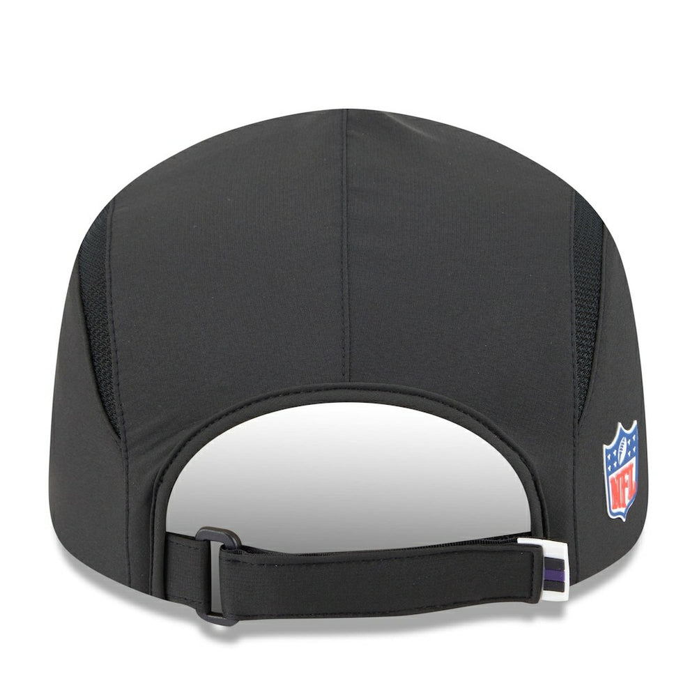 Baltimore Ravens New Era 2025 Sideline Runner Adjustable Hat Black - NFL