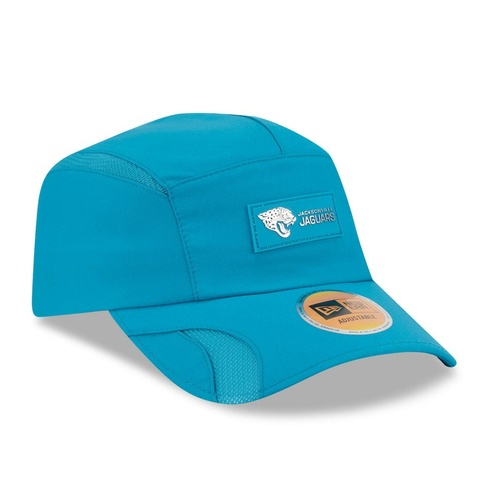 Jacksonville Jaguars New Era 2025 Sideline Runner Adjustable Hat Teal - NFL