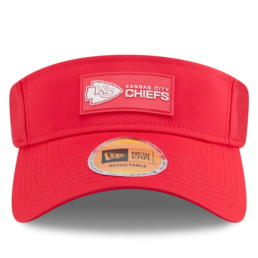 Kansas City Chiefs New Era 2025 Sideline Visor Red - NFL