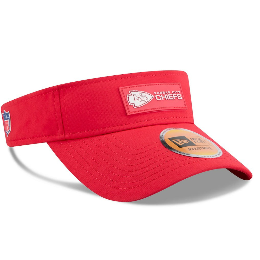 Kansas City Chiefs New Era 2025 Sideline Visor Red - NFL