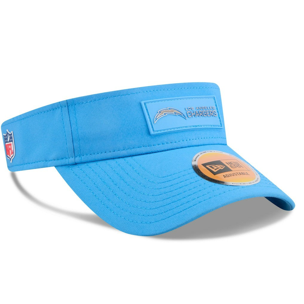 Los Angeles Chargers New Era 2025 Sideline Visor Powder Blue - NFL