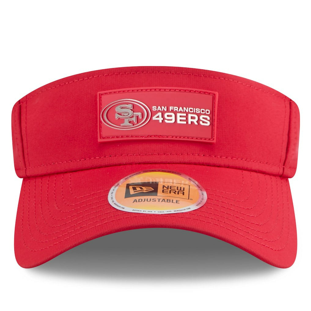 San Francisco 49ers New Era 2025 Sideline Visor Scarlet - NFL