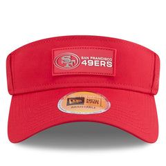 San Francisco 49ers New Era 2025 Sideline Visor Scarlet - NFL