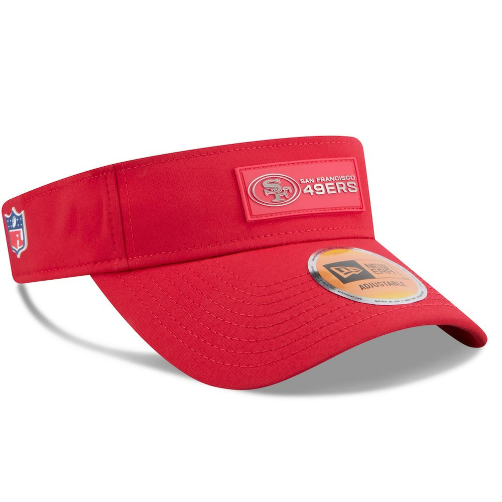 San Francisco 49ers New Era 2025 Sideline Visor Scarlet - NFL