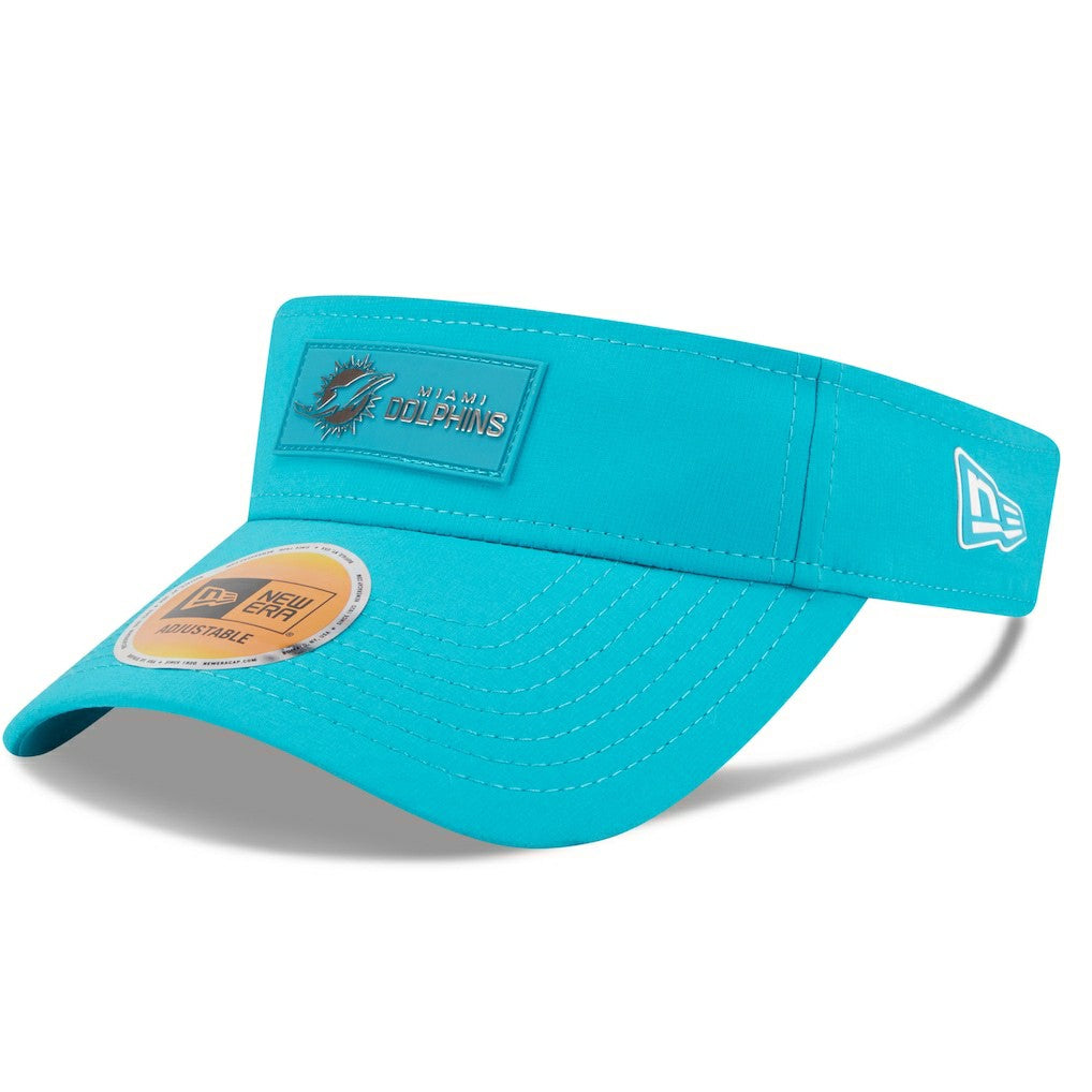 Miami Dolphins New Era 2025 Sideline Visor Aqua - NFL