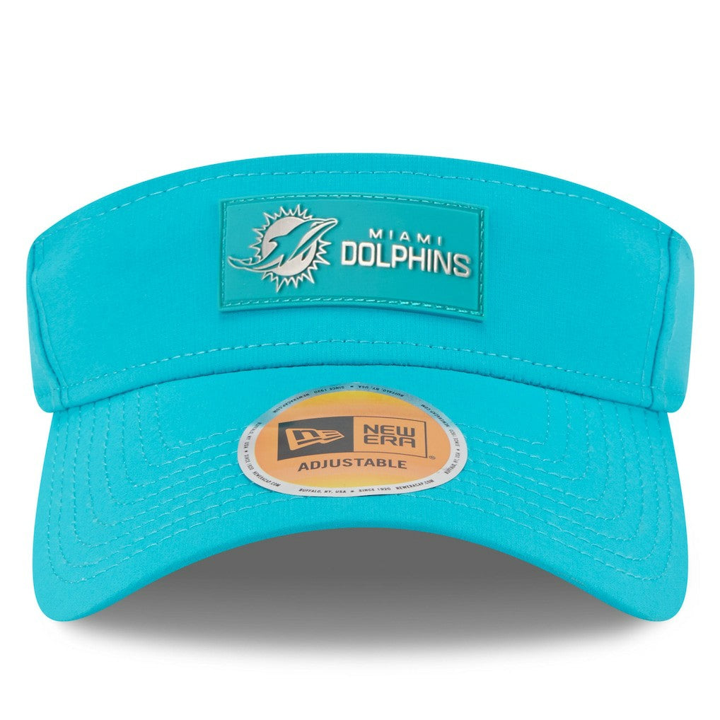 Miami Dolphins New Era 2025 Sideline Visor Aqua - NFL