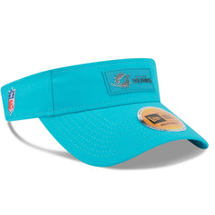 Miami Dolphins New Era 2025 Sideline Visor Aqua - NFL