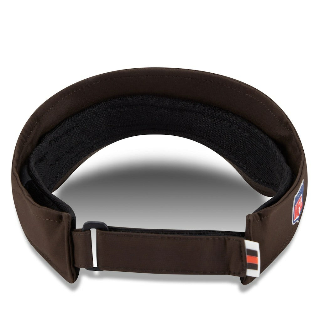 Cleveland Browns New Era 2025 Sideline Visor Brown - NFL