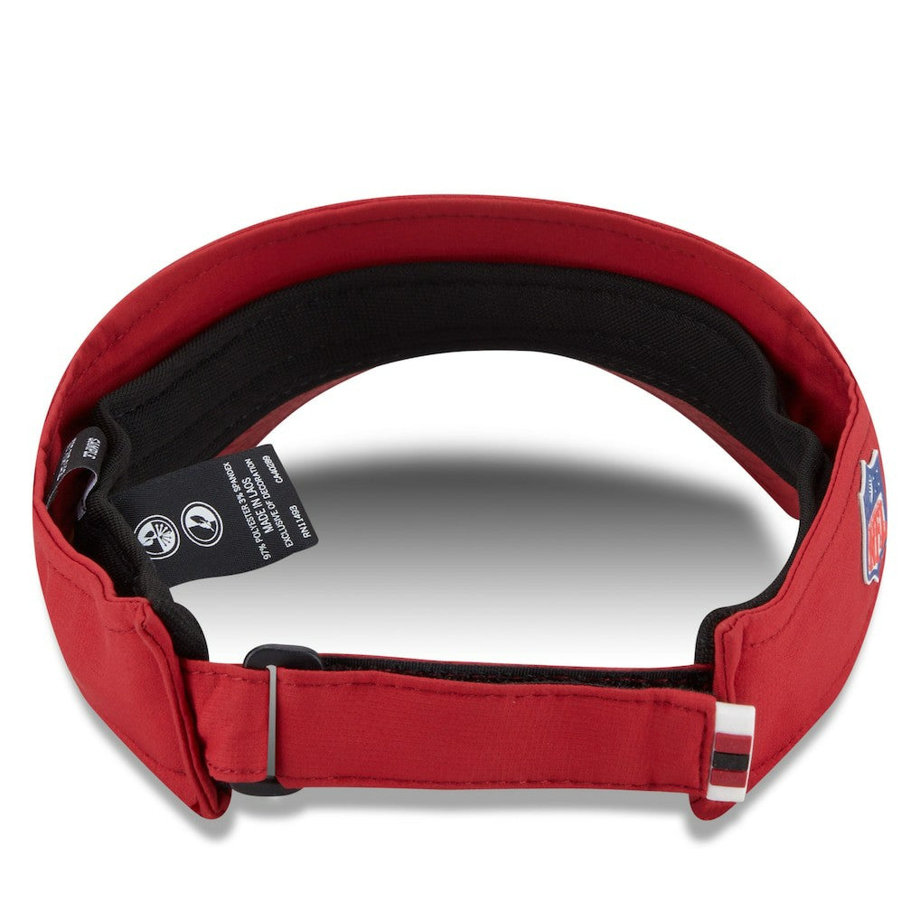 Arizona Cardinals New Era 2025 Sideline Visor Cardinal - NFL