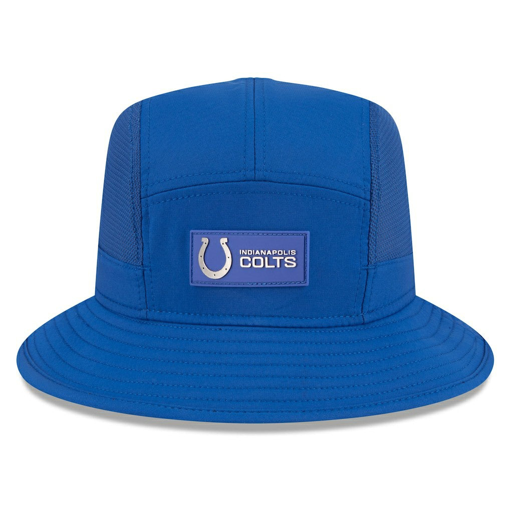 Indianapolis Colts New Era 2025 Sideline Bucket Hat Royal - NFL