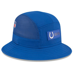 Indianapolis Colts New Era 2025 Sideline Bucket Hat Royal - NFL
