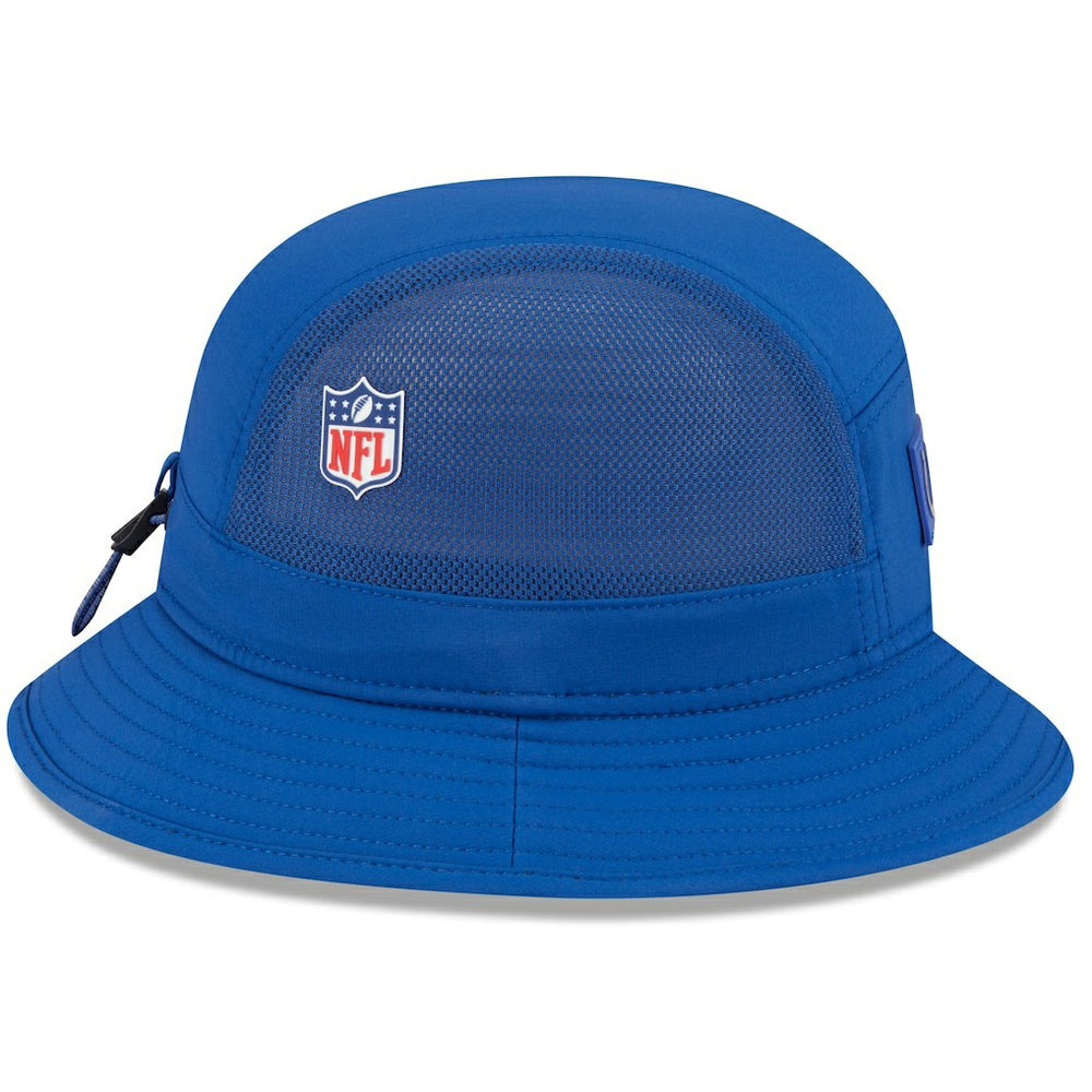 Indianapolis Colts New Era 2025 Sideline Bucket Hat Royal - NFL