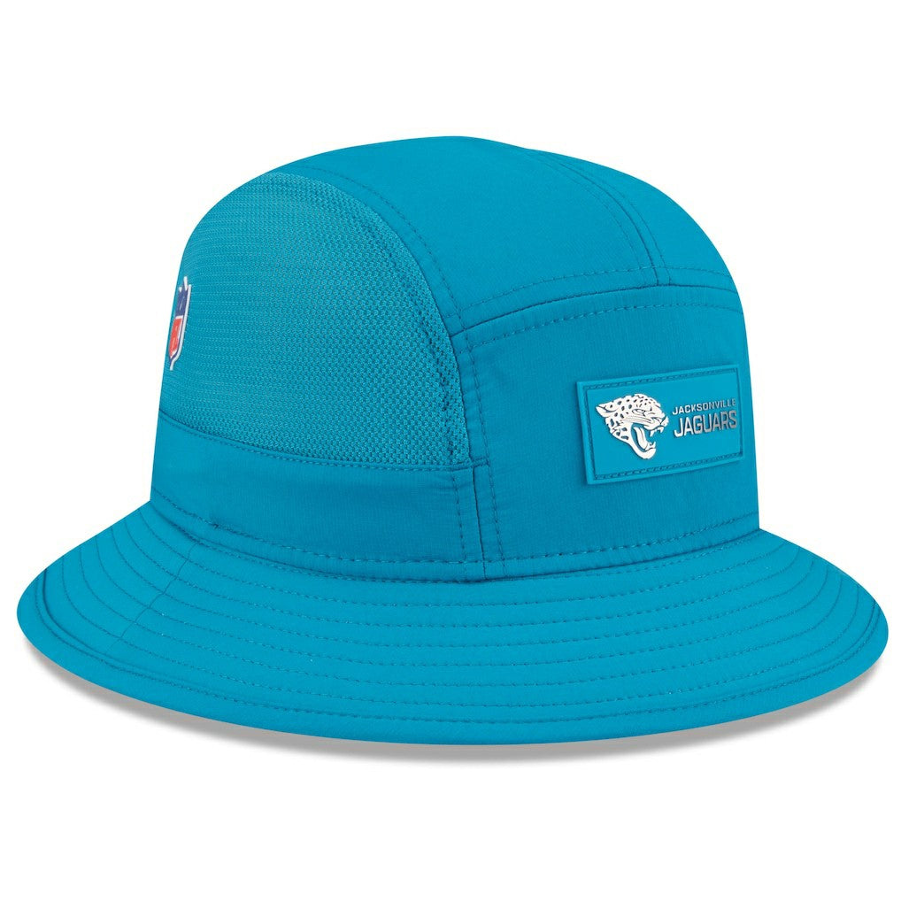 Jacksonville Jaguars New Era 2025 Sideline Bucket Hat Teal - NFL