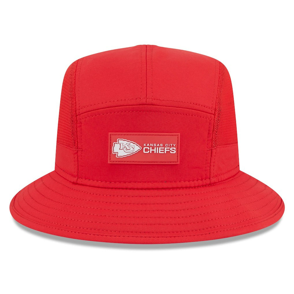 Kansas City Chiefs New Era 2025 Sideline Bucket Hat Red - NFL