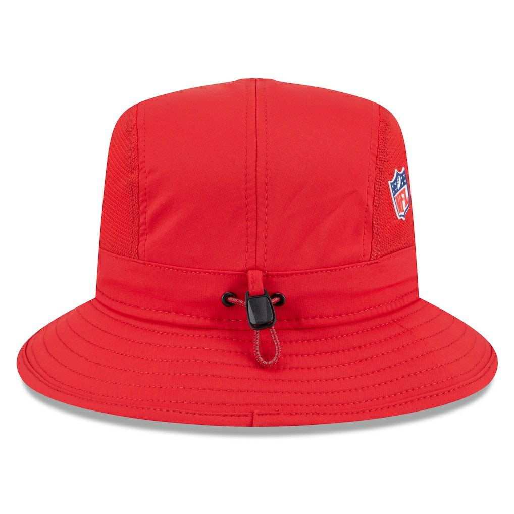 Kansas City Chiefs New Era 2025 Sideline Bucket Hat Red - NFL