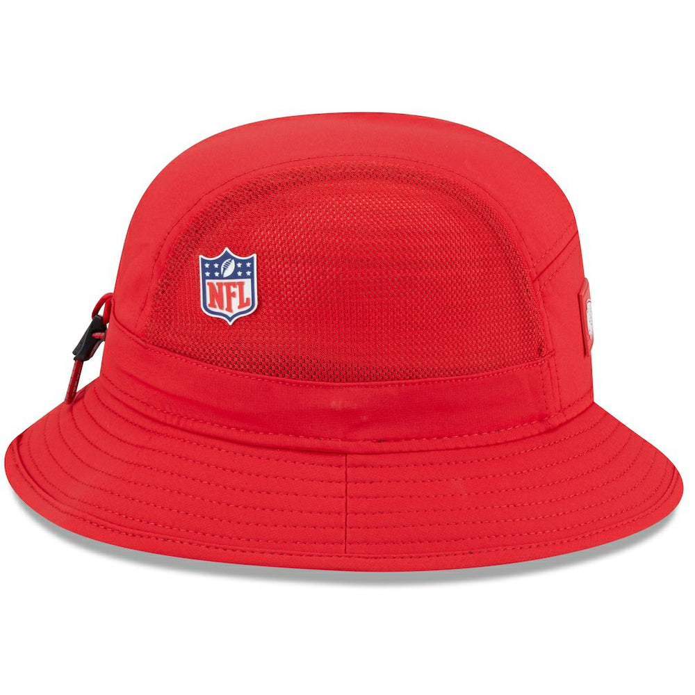 Kansas City Chiefs New Era 2025 Sideline Bucket Hat Red - NFL