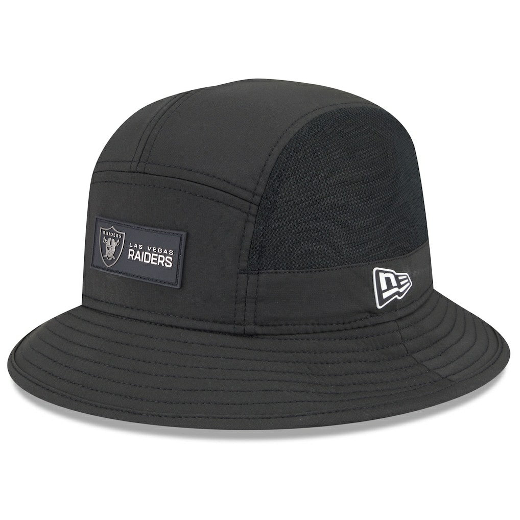 Las Vegas Raiders New Era 2025 Sideline Bucket Hat Black - NFL