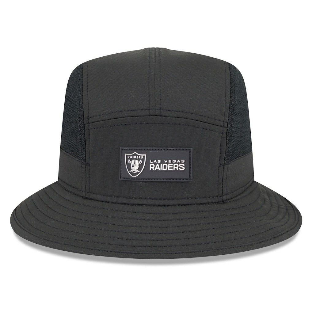 Las Vegas Raiders New Era 2025 Sideline Bucket Hat Black - NFL
