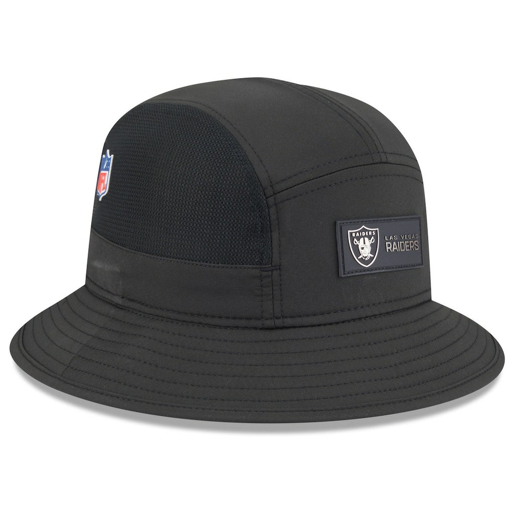 Las Vegas Raiders New Era 2025 Sideline Bucket Hat Black - NFL